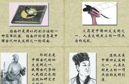 四大发明的发明人是谁