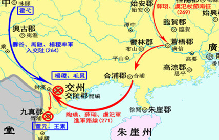 三国交州之战的背景是什么？交州之战的结果有什么影响？
